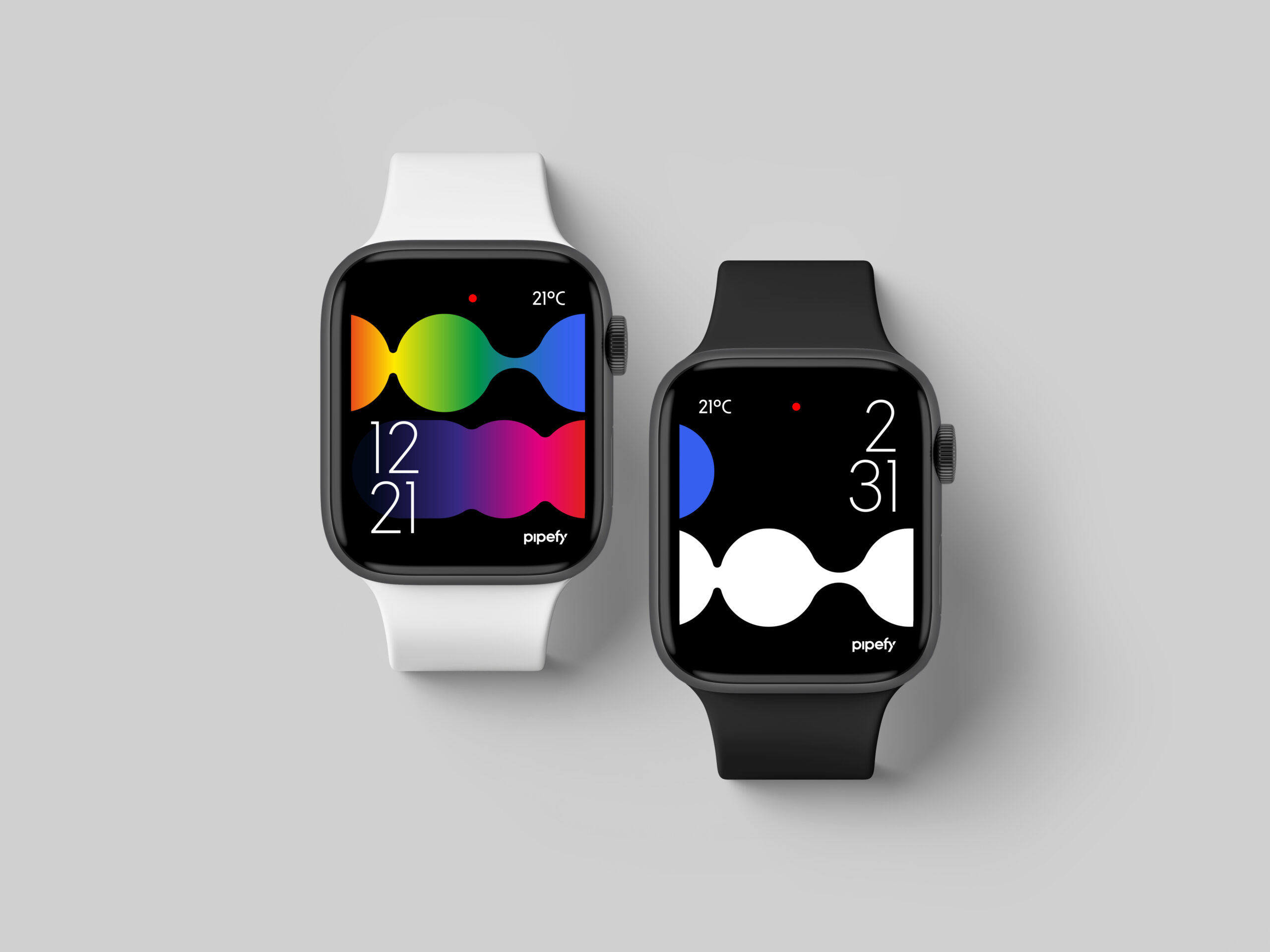 Top View Apple Watch Series 5 Mockup by Anthony Boyd Graphics